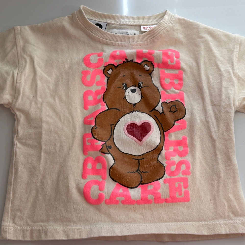 Zara toddler care bear long sleeve tshirt